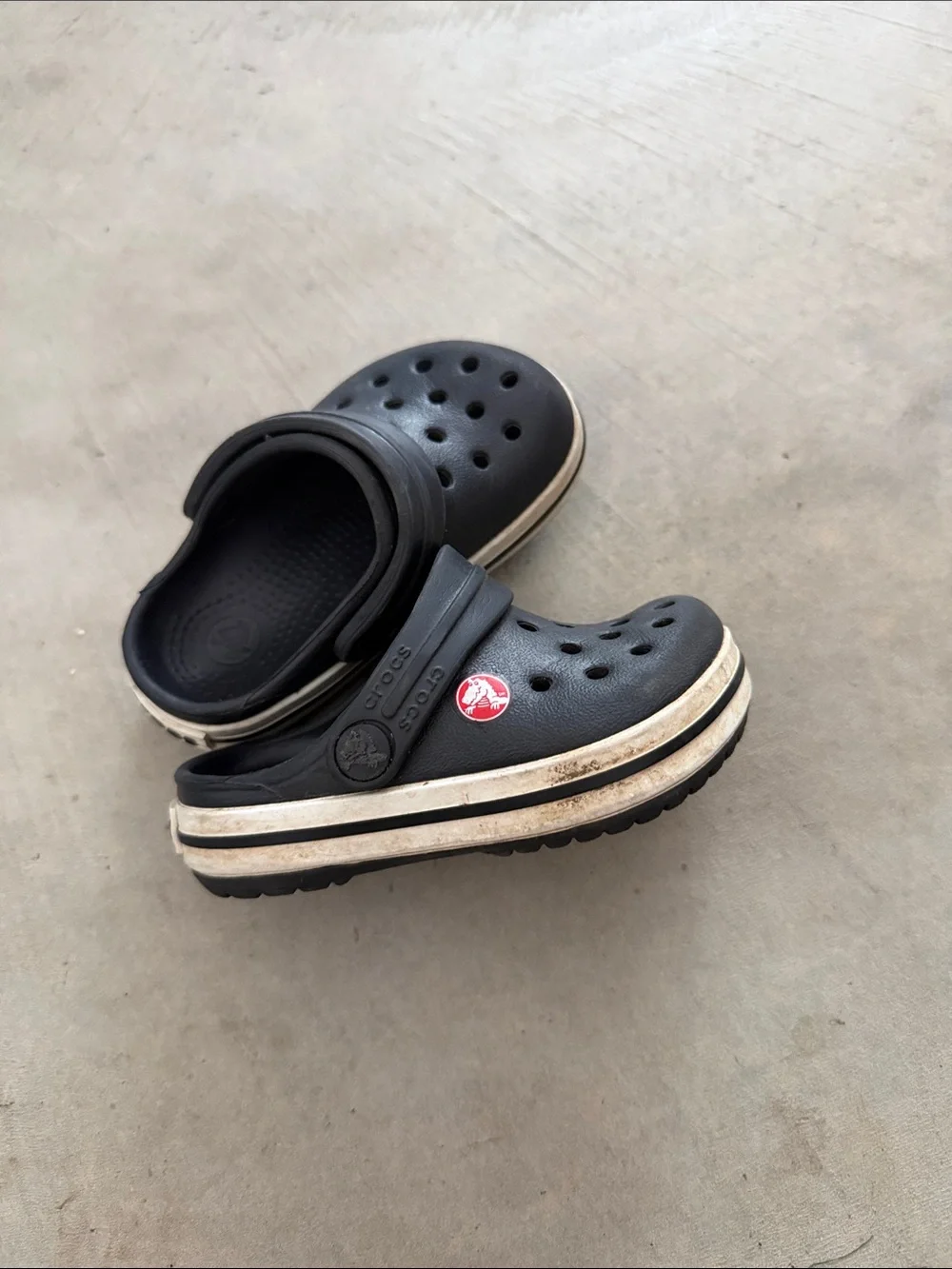 CROCS Kids Clog with White Trim